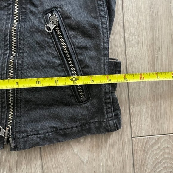 CLUB Monaco | Denim Moto Vest - Picture 11 of 11